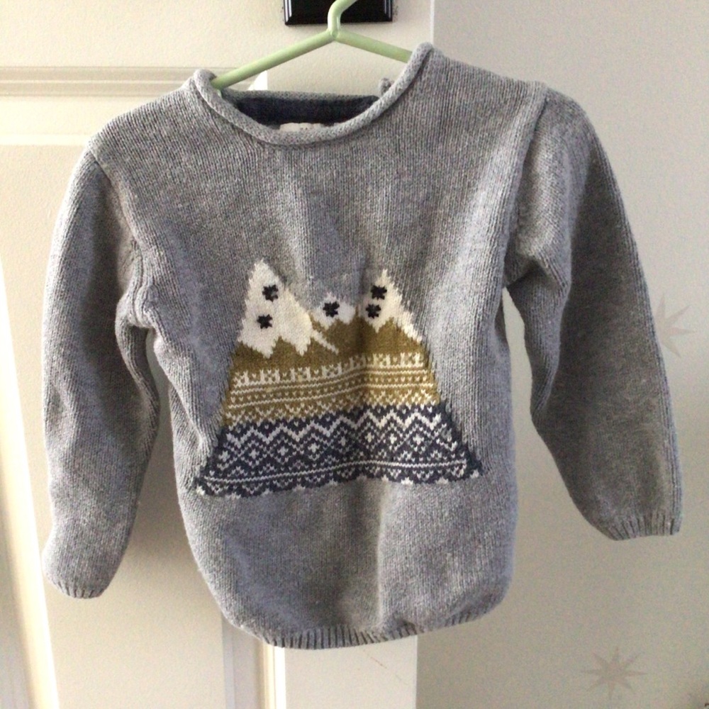Zara Gray Mountain Sweater for Kids